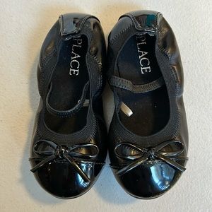 Black Ballet Flats for Toddler Girls